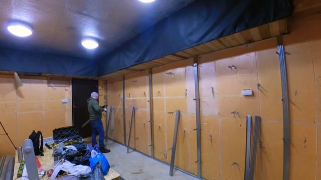 День второй! Каркас стены от начала до конца! смотреть онлайн