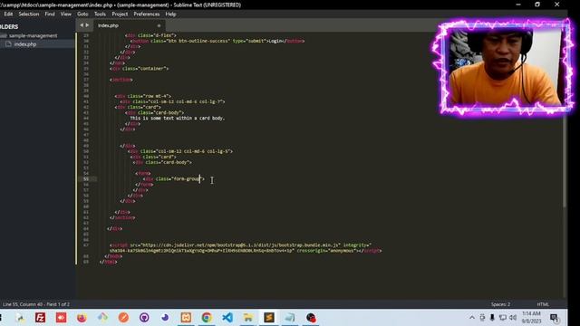 SAMPLE MANAGEMENT USING OOP PDO/PHP WITH AJAX PART 1 смотреть онлайн