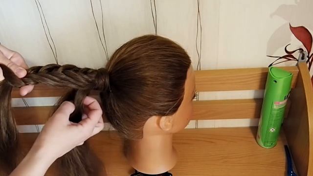Прическа на длинные и средние волосы. Kapralova Olga смотреть онлайн