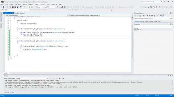 Drag and Drop Windows Forms C#