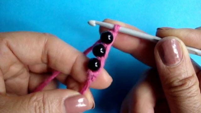 Вязание крючком цепочки с бисером 5 смотреть онлайн