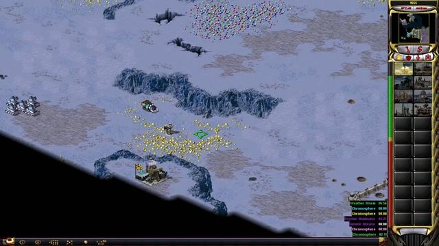 Red Alert 2 - Brain Dead Map (Last YR Allied Mission) - 7 vs 1 смотреть онлайн