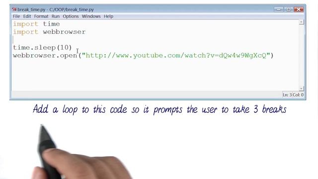Adding a Loop - Programming Foundations with Python смотреть онлайн