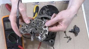 КАК САМОСТОЯТЕЛЬНО ПРОВЕРИТЬ ГЕНЕРАТОР МУЛЬТИМЕТРОМ!!!