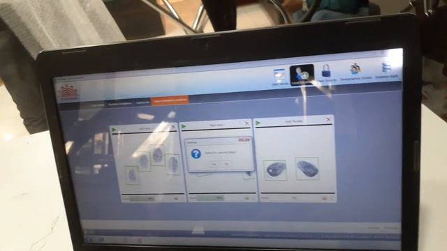 Aadhar Kit Live Testing - 3M Cogent Finger Print And Cogent Iris Scanner