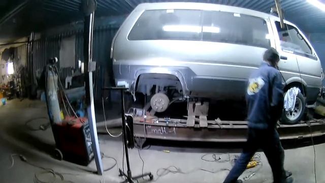 Реставрация Ниссан Ларго. КР Ч6_Порог. смотреть онлайн