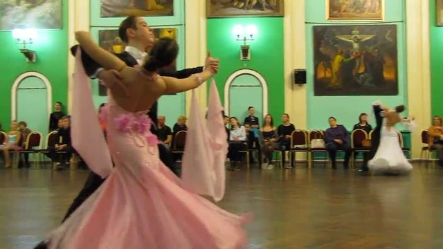 Медленный вальс (1) (до B класса Взрослые+Молодежь) 25.03.2018 Гран-при Северной Столицы - 2018 смотреть онлайн
