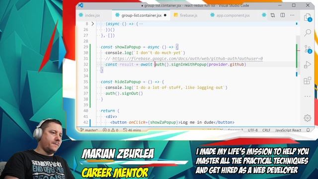 Authenticate with GitHub - with Razvan and Marian - Covid 19 смотреть онлайн
