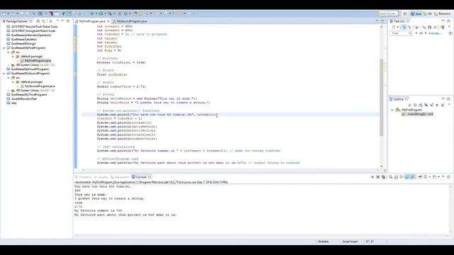 Surviving CCHS AP Computer Science - Part 1 - println() & printf() смотреть онлайн
