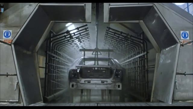 Как красят на заводе BENTLEY!