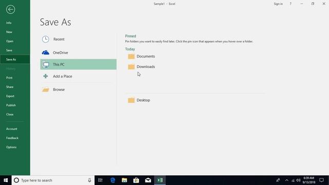 Excel Tutorial 3 - Create and Save Workbook смотреть онлайн