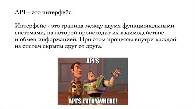 Что такое API простыми словами? смотреть онлайн