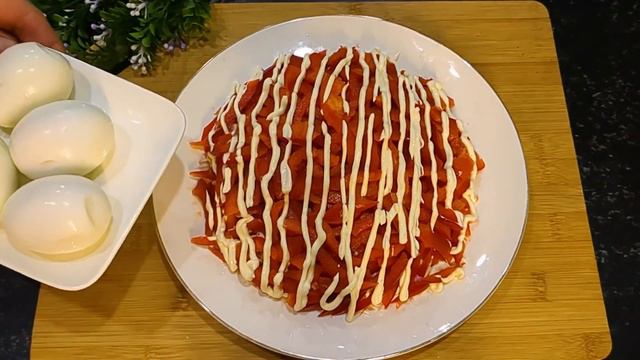 Салат Объедение! Который ешь и не можешь остановиться! Побил ВСЕ рекорды по скорости приготовления!