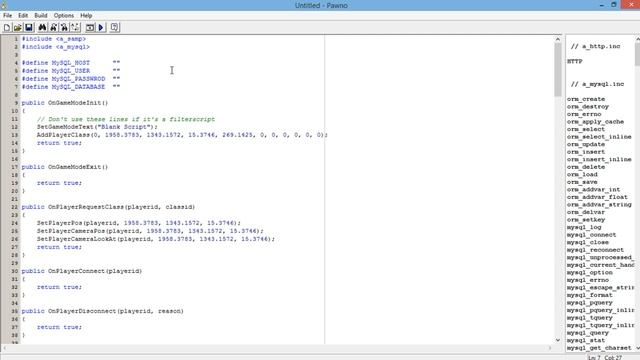 Как создать свой сервер в GTA? #4 Подключение MySQL к моду смотреть онлайн