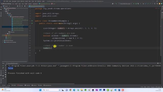 Java8 Stream allMatch(), anyMatch(), noneMatch() Method | Java8 Stream Tutorial смотреть онлайн