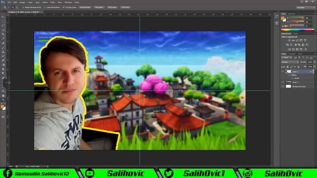// Kako napraviti FORTNITE THUMBNAIL s Facecam-om // Photoshop CS6 // TUTORIJAL // 2018 смотреть онлайн