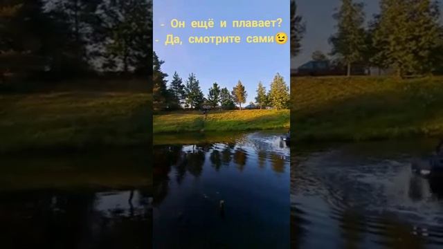 Снегоболотоход СЕКАЧ на воде смотреть онлайн
