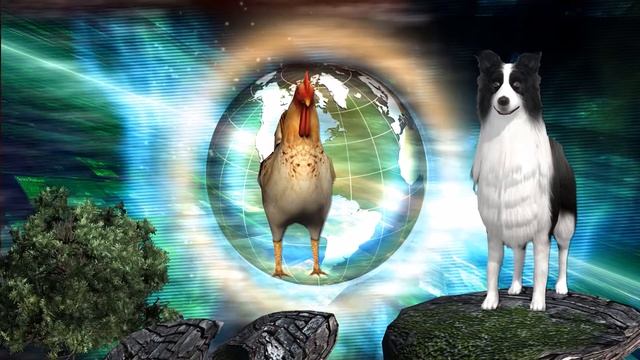 ROOSTER- animated calendar and horoscope on 2018 and screensaver... смотреть онлайн
