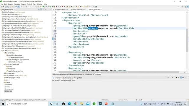 Configure Jetty Server in Spring Boot | How to change embedded server in spring boot | Hindi смотреть онлайн