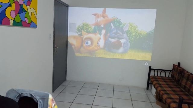 Projetor Sony VPL-DX120 Teste Parede Branca