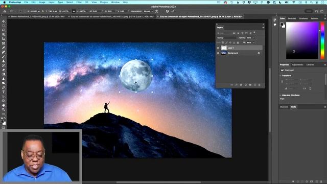 How to Smooth Edges, Combine Images, Add Text in Photoshop | Tutorial for Beginners | Adobe смотреть онлайн