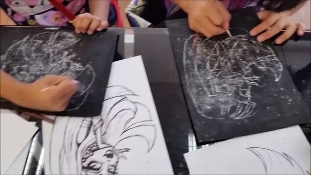 #1 "ПРИЗРАЧНЫЙ МАСТЕР- КЛАСС" - Сделай своего персонажа Monster High в стиле "Граттаж" смотреть онлайн