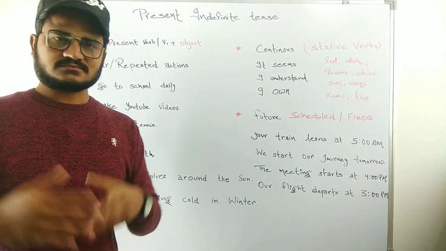 Present indefinite tense | all the uses | simple present tense | present simple tense смотреть онлайн