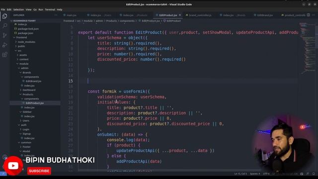Brand Admin Dashboard in React | Nepali | Bipin Budhathoki | Ep-16 смотреть онлайн