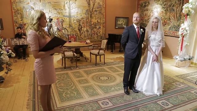 Выездная регистрация брака ,Дворец бракосочетания в Коломенском. смотреть онлайн