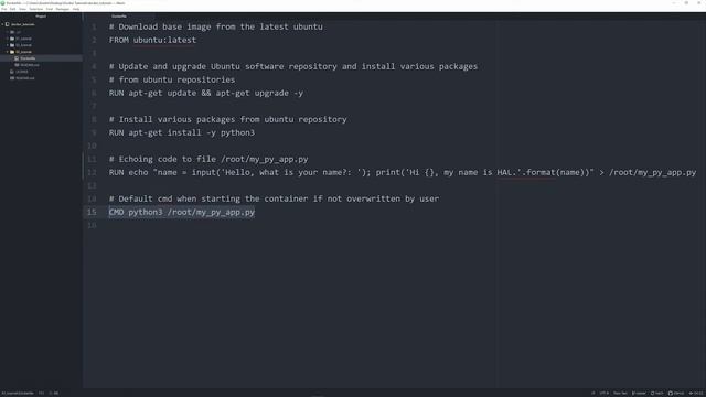 Docker: Provisioning Containers with Dockerfiles - Part 3 смотреть онлайн