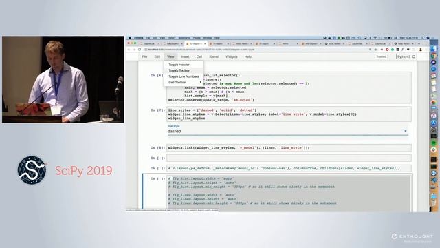 Dashboarding with Jupyter Notebooks, Voila and Widgets | SciPy 2019 | M. Breddels and M. Renou смотреть онлайн
