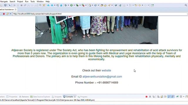 Lehar Foundation Project - Acid Attack Survivors - Hack Gujarat Hackathon (Java Application) смотреть онлайн