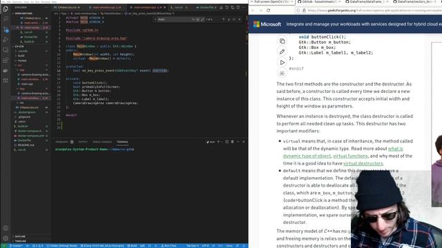 OPENCV GTK C++ APP 2021 Part 2 inheriting a gtk window смотреть онлайн