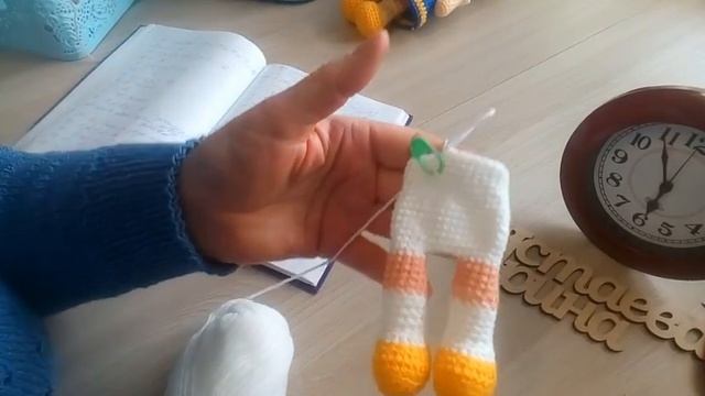 Мини-МК по вязанию куклы крючком// Автор И. Кистаева //Часть 1. смотреть онлайн