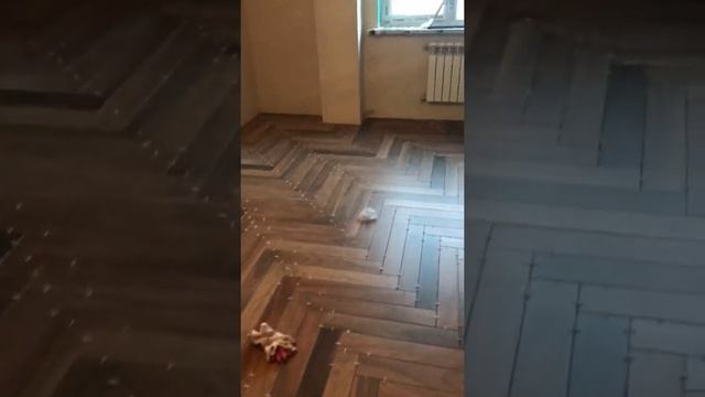 Укладка напольной кафельной плитки ёлочкой. Группа компаний ВЫСОТА. смотреть онлайн