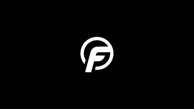 3D F logo Lottie JSON animation смотреть онлайн