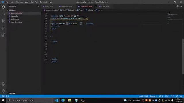 llenar un select option desde la base de datos php смотреть онлайн
