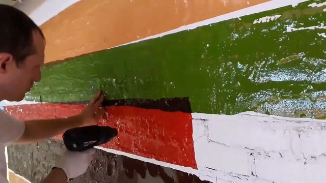 Нанесение пленки 3M Envison 480 на кирпичную стену смотреть онлайн