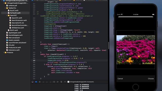 LoadScreen(Timer)+UIImageViewController(Save in UserDefaults) смотреть онлайн
