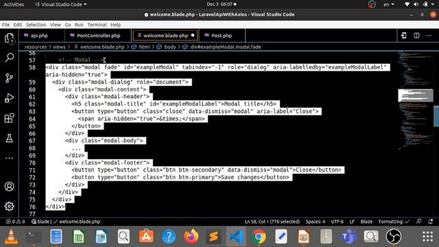 15 Laravel API + Axios - Create Edit Modal (မြန်မာ) смотреть онлайн