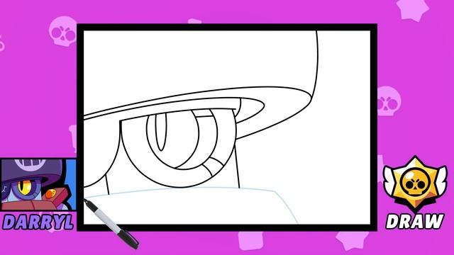 How To Draw DARRYL Icon | Brawl Stars | Step By Step смотреть онлайн