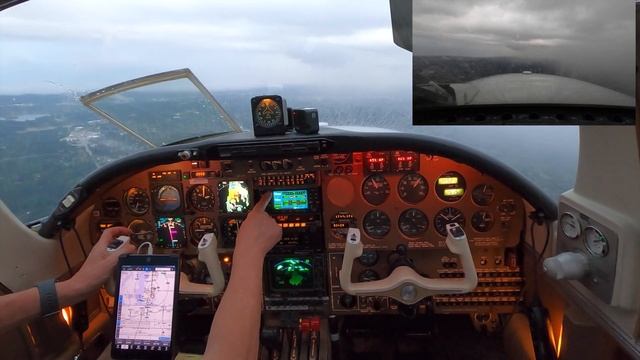 RNAV GPS 34L KPAE in the Aerostar Super 700. смотреть онлайн