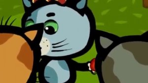 Три котенка-Фрукты, овощи друзья есть немытыми нельзя.