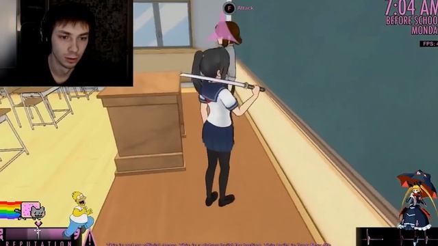 Аниме игра про любовь и убийство школьниц - Yandere Simulator Начало смотреть онлайн
