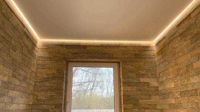 Парящий натяжной потолок как основной источник света смотреть онлайн