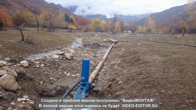 Работа насоса ГТ-150 Гидротаран Рогозина Г.В. в заповеднике "Сары-Челек" смотреть онлайн