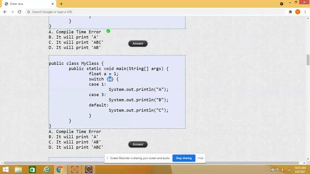 MCQ Java Basic Part 1 смотреть онлайн