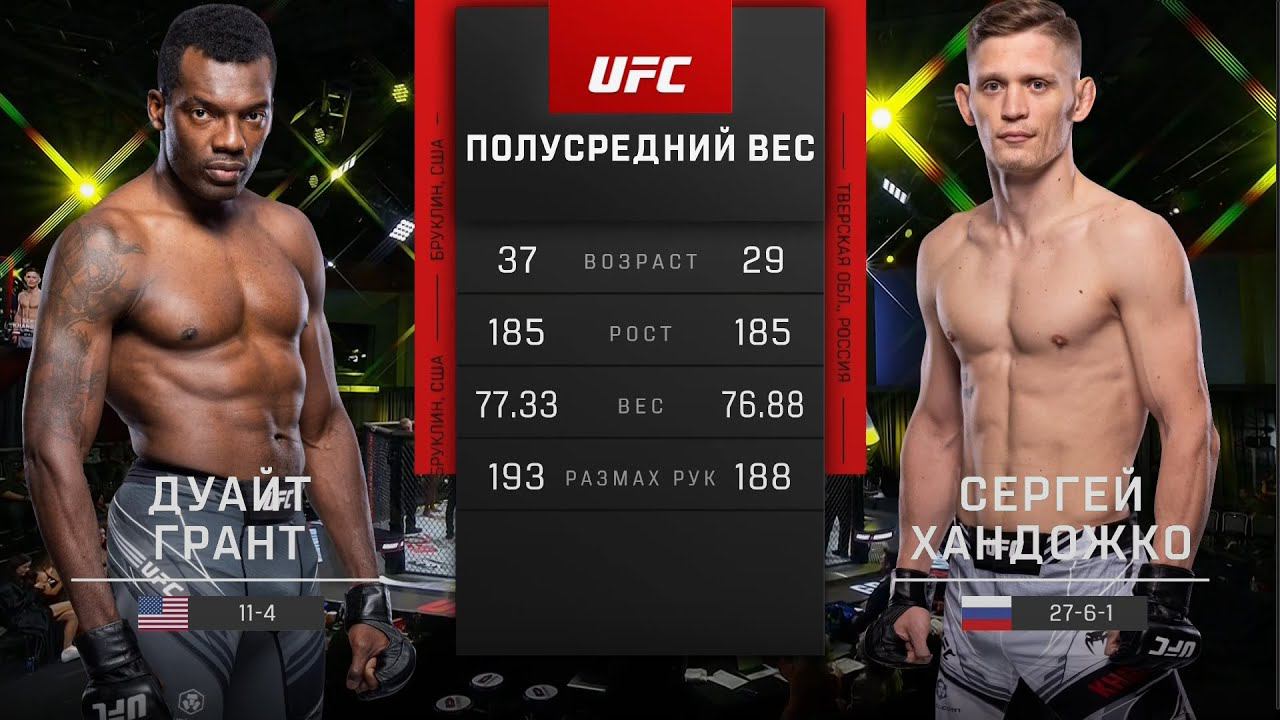 UFC Vegas 52 Сергей Хандожко vs Дуайт Грант | Обзор на Бой Хандожко vs Грант | Khandozhko vs Grant смотреть онлайн