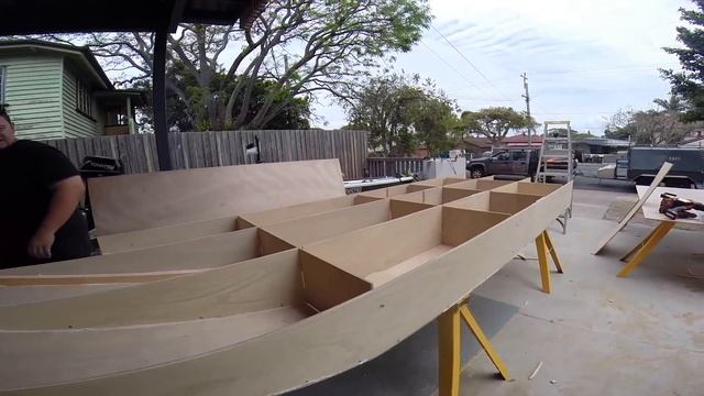 How To Build a DIY Plywood Boat // Part 1 смотреть онлайн