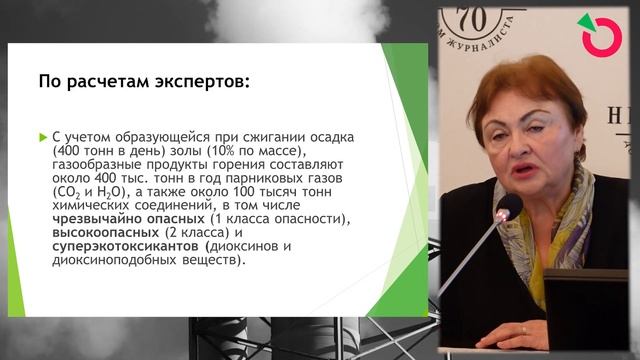 Лина Зернова - Что не так с воздухом Санкт-Петербурга? Яблоковские чтения 26.10.2022 смотреть онлайн